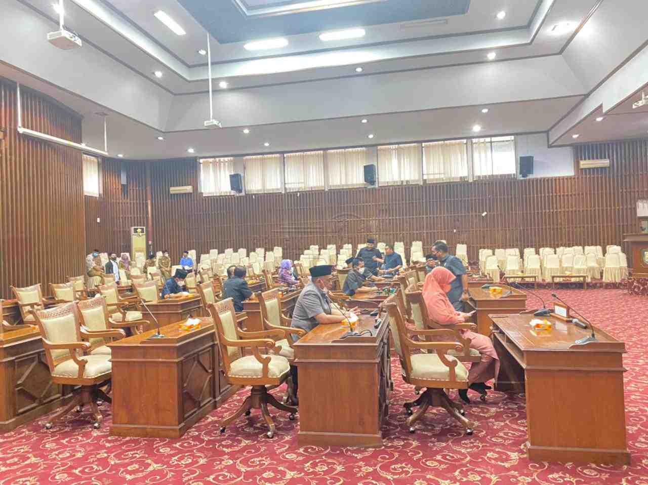 Rapat Paripurna DPRD Provinsi dengan agenda Rotasi Alat Kelengkapan Dewan