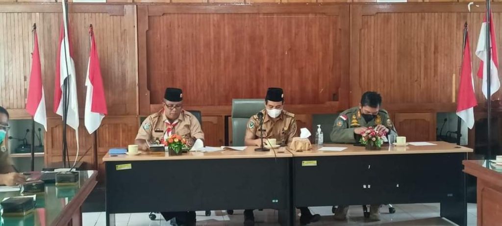 BPBD Provinsi Ikuti Rapat Bersama Dinkes, dan Satgas Covid-19 Bahas mengenai BOR RS Rujukan Covid-19 se-Provinsi Bengkulu