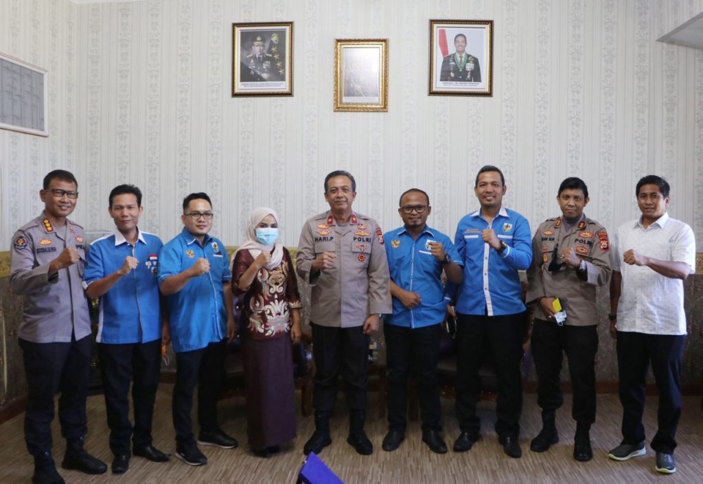 KNPI dan Wakil Polda Bengkulu