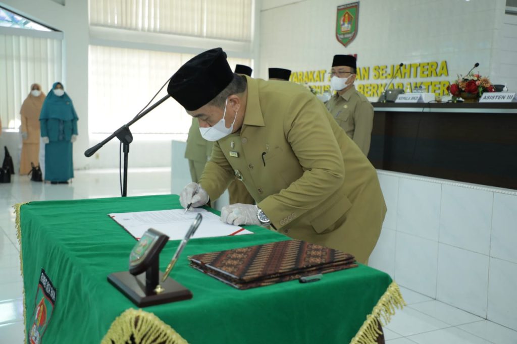 Wabup Asahan Lantik 95 Pejabat Fungsional