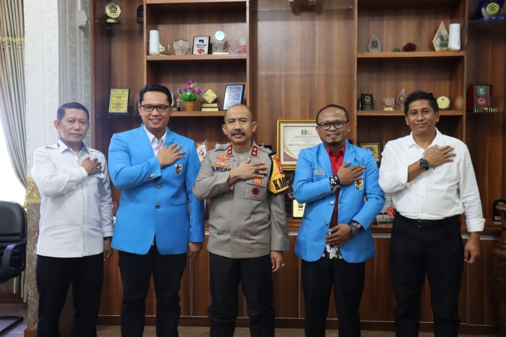 Pengurus DPD KNPI Provinsi Bengkulu Bersama Kapolda Bengkulu