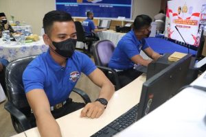 perekaman kamera ETLE yang terpasang di tarfik light jalan adam malik kota bengkulu