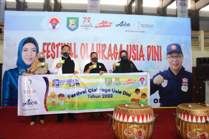 Aice Group & Kemenpora Bersinergi Sebarkan Semangat Sehat di Festival Olahraga Usia Dini 2022 Bengkulu