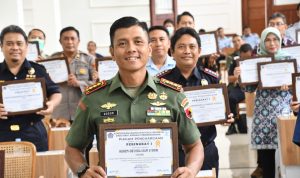 Korem Baladhika Jaya Dapat Predikat Satker dengan Kinerja Terbaik di Wilayah Malang