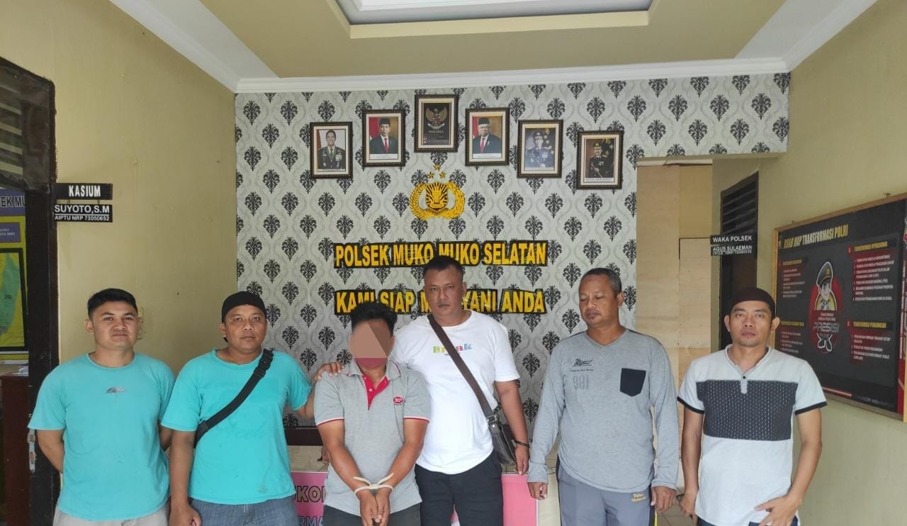Polsek Mukomuko Selatan Tangkap Tersangka Curnak DPO Polres BU
