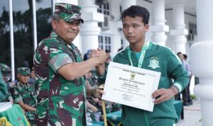 Mayjen Achmad Daniel Chardin Sambut Kepulangan Tim Liga Santri Asahan
