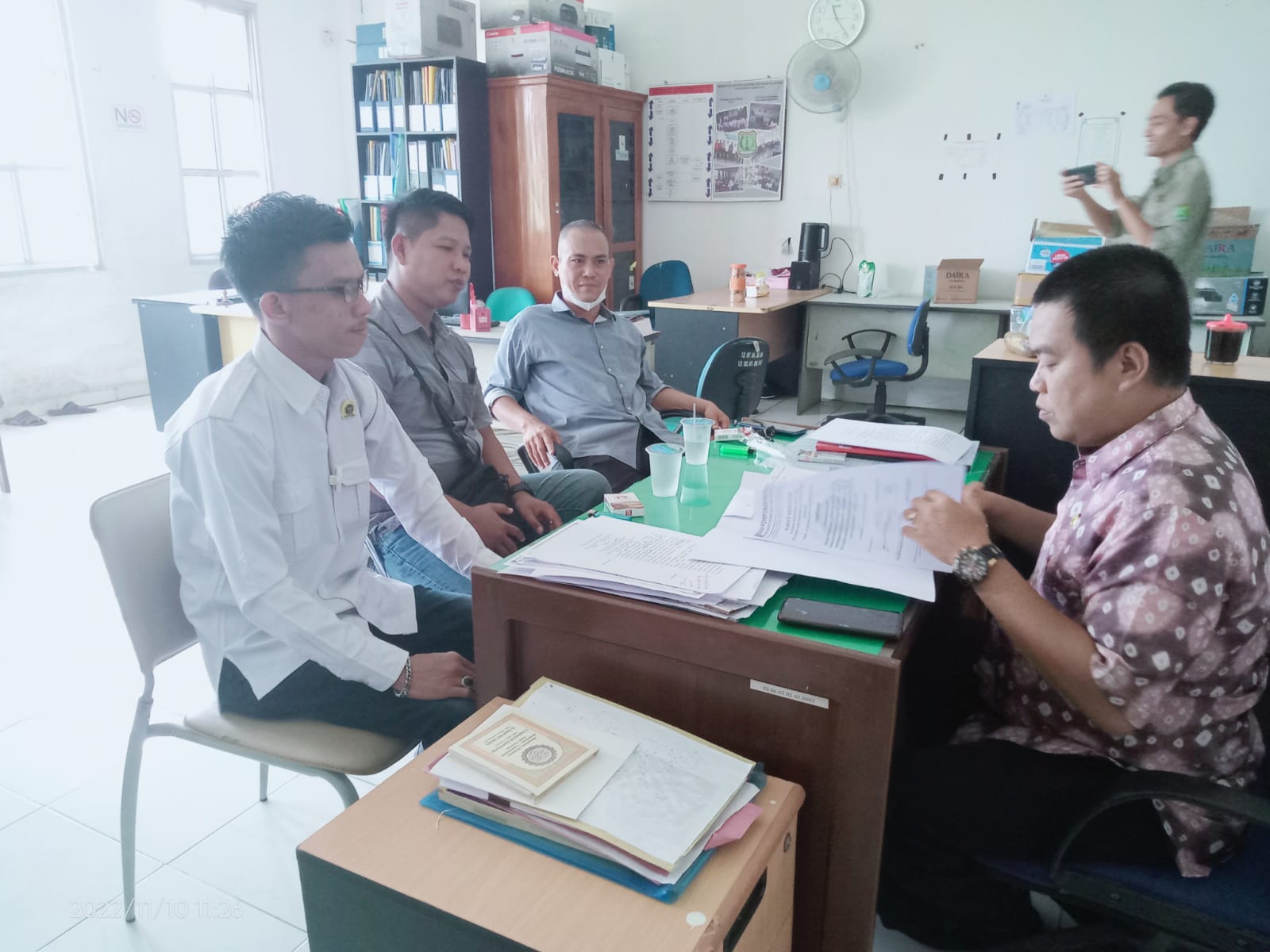 DPC PWDPI MUBA sambangi Kesbangpol Musi Banyuasin