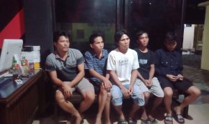 Kedapatan Judi Song, Lima Warga Seginim Ditangkap Polisi