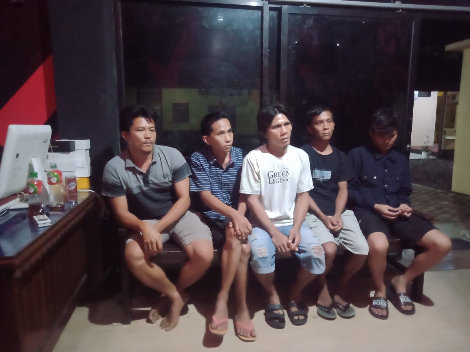 Kedapatan Judi Song, Lima Warga Seginim Ditangkap Polisi