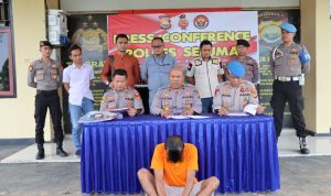 Polres Seluma Rilis Keberhasilan Ungkap Kasus Persetubuhan Anak Bawah Umur Dilakukan Ayah Tiri