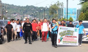 Wawakot Gunungsitoli Ikuti Jalan Santai Dan Deklarasi Umat Beragama