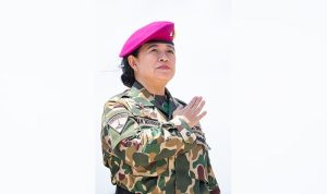 Sukses Ikut Simulasi Perang, Puan Jadi Satu-satunya Perempuan Warga Kehormatan Marinir
