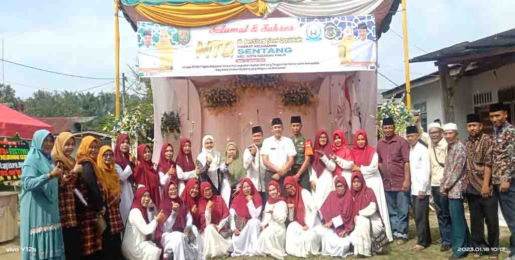 Camat Syaiful Tutup MTQN dan Festival Seni Qasidah Tingkat Kelurahan Sentang