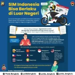 SIM Indonesia Bisa Dipakai di Luar Negeri