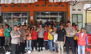 Jum'at Curhat Kapolres Muba AKBP Siswandi Menyambangi Kumpulan Ojek