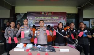 Satreskrim Polres Batang Tangkap 14 Remaja Terlibat Tawuran