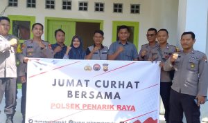 Polsek Penarik Raya Gelar Jumat Curhat Bersama PPK kecamatan Penarik