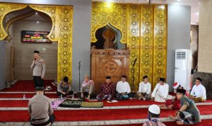 Polda Bengkulu Kembali Gelar Jum’at Curhat Di Masjid Baitul Izza