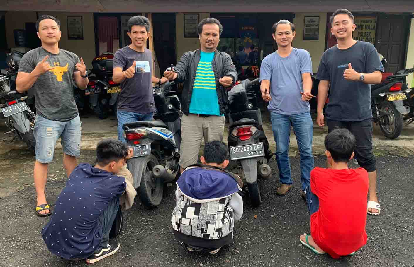 Polres Benteng Amankan 3 Pelaku Curanmor TKP Kota Bengkulu