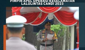 Kapolres Demak Pimpin Apel Operasi Keselamatan Lalulintas Candi 2023