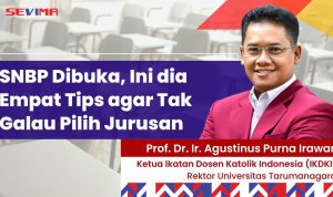 SNBP Dibuka, Ini Dia Tips Agar Tak Galau Pilih Jurusan Ala Ketua Ikatan Dosen Katolik Indonesia