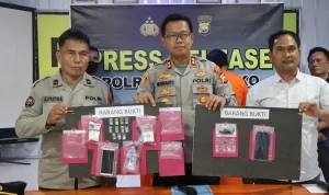 Polres Mukomuko saat press release