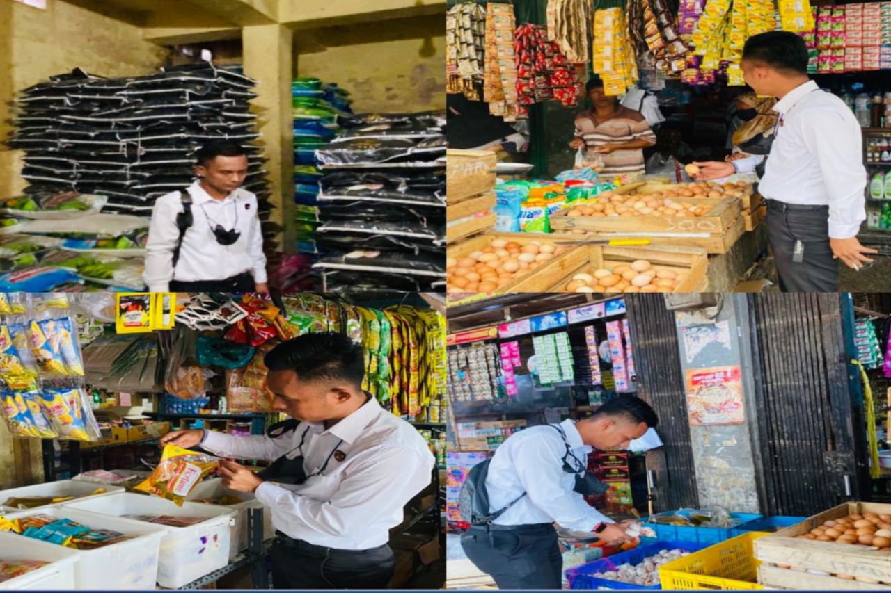 Polres Pali lakukan monitoring harga di pasar talang ubi