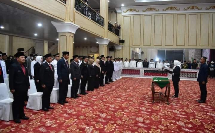 Bupati Mura Lantik 215 Pejabat Di Lingkungan Pemerintah Musi Rawas