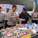 Polres Tegal Kota, Musnahkan Ribuan Butir dan Bubuk Petasan