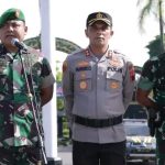 Jelang Pemilu 2024, TNI Polri Di Blora Jawa Tengah Gelar Apel Sinergitas