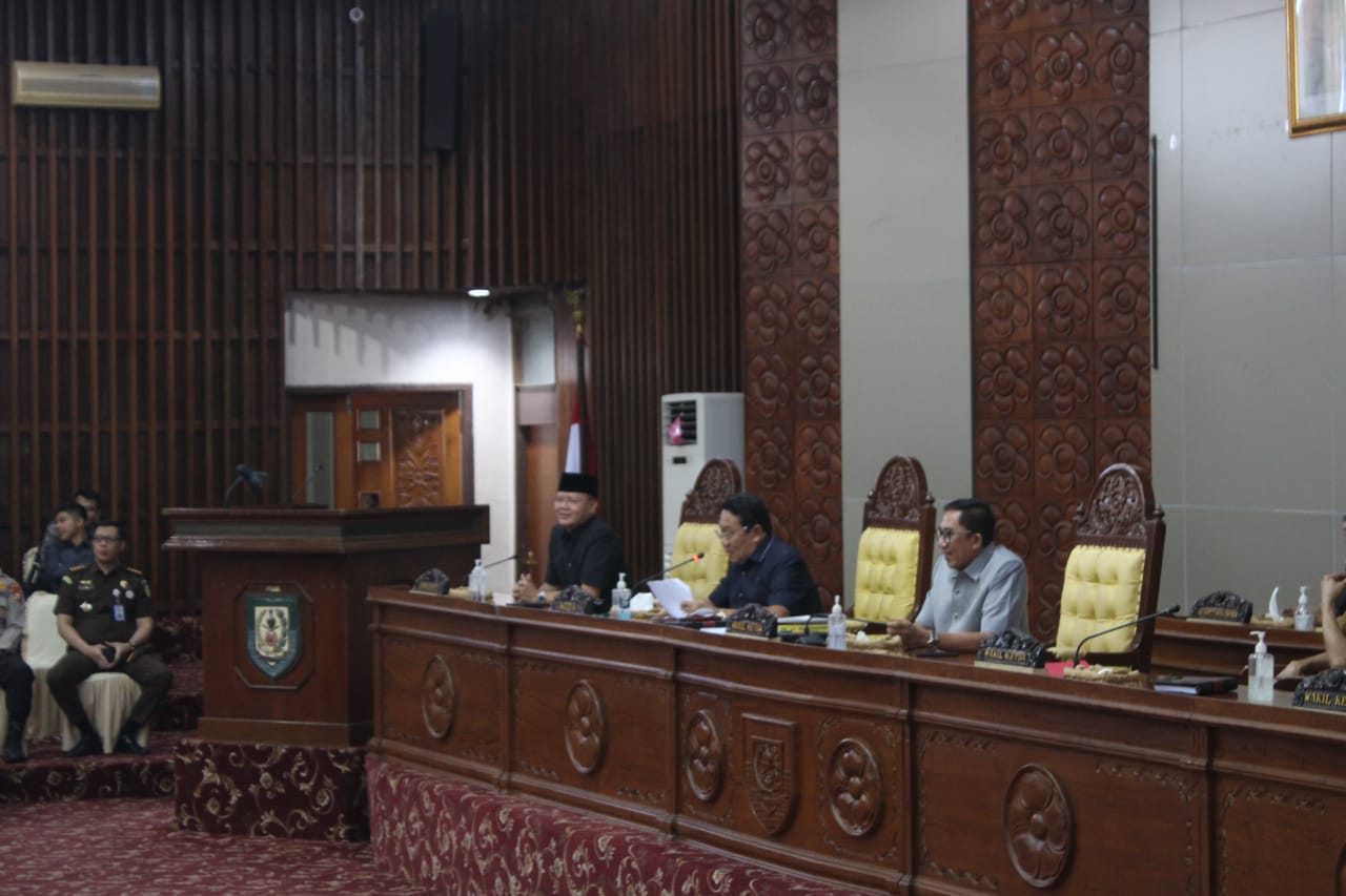 Paripurna DPRD Provinsi Agenda Penyampaian LKPJ Gubernur Tahun 2022