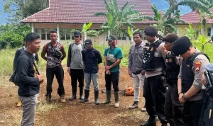 Cegah Konflik, Polres Lebong Lakukan Pengamanan Pembersihan Lahan Dibawah Jalur Transmisi SUTT