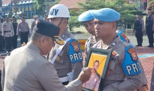 Polres Rejang Lebong Laksanakan Upacara PTDH Personil