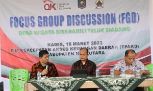 Pemkab Nias Utara Laksanakan Sosialisasi Pengenalan OJK Dan Industri Jasa Keuangan Kepada Masyarakat Di Kabupaten Nias Utara.