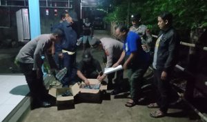 Gelar Operasi Pekat di Bulan Ramadhan, Polsek Weleri Sita Puluhan Botol Miras