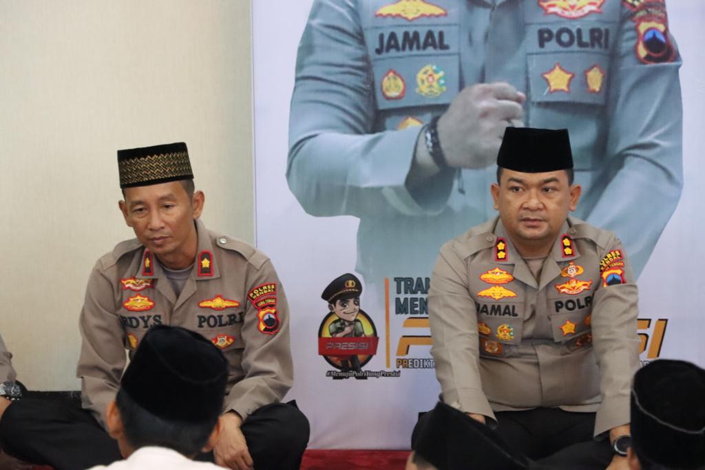 Peringati Nuzulul Qur'an, Jajaran Polres Kendal Gelar Doa Bersama Dalam Rangka Pengamanan Ops Ketupat Candi 2023