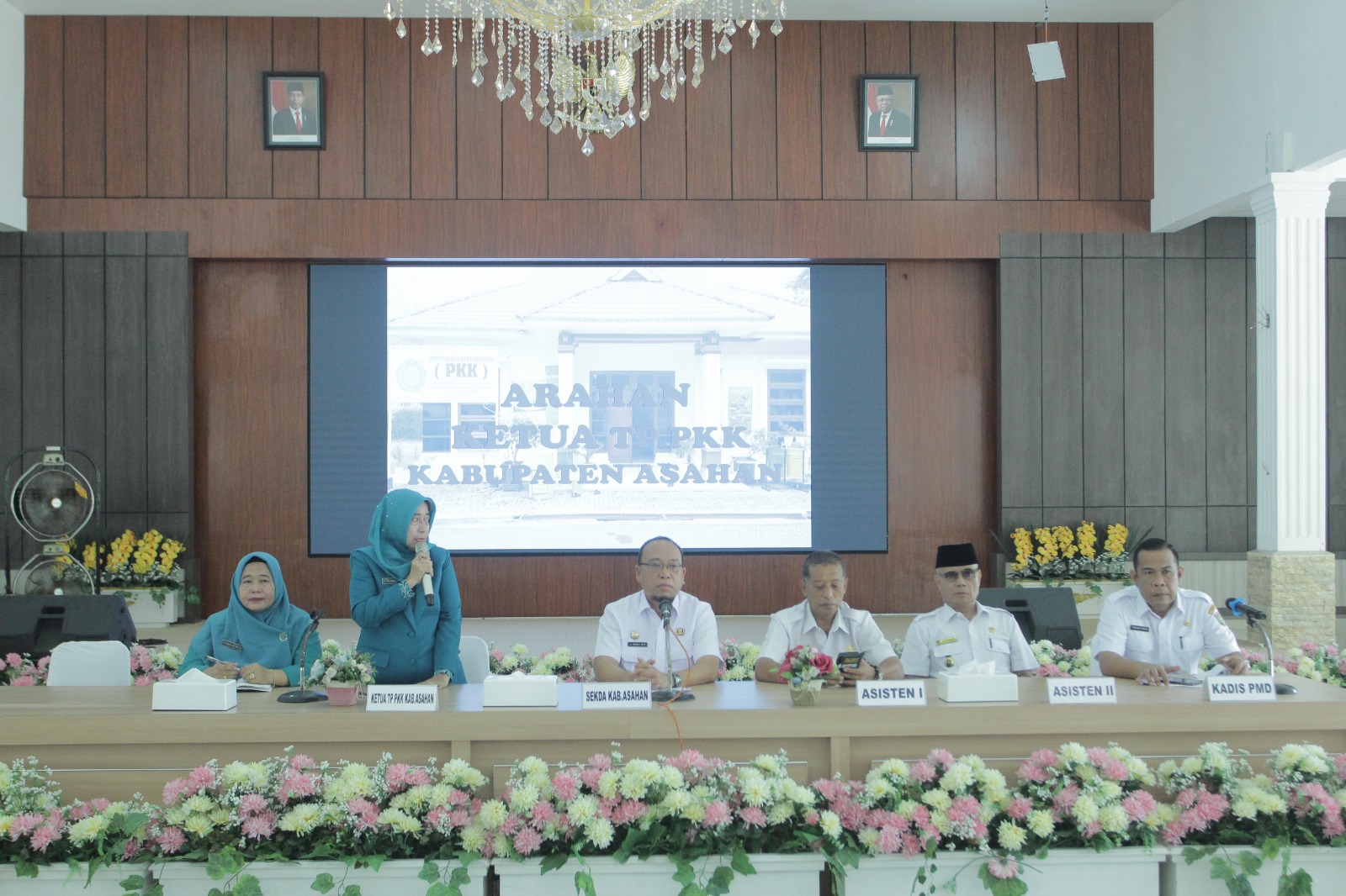 John Hardi Buka Rakornis TP. PKK Asahan