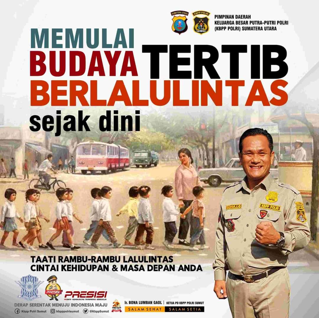 Edukasi Bagi Anak-anak, Ir Bona LG :Kenali Rambu-rambu Jalan "Budaya Tertib Lalulintas Sejak Dini"