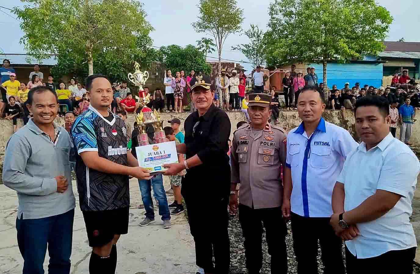Bupati Nias Barat Saksikan Laga Final Futsal IPNB CUP