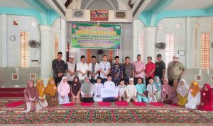 BRI Salurkan CSR Puluhan Juta untuk Pembangunan Masjid Desa Arah Tiga