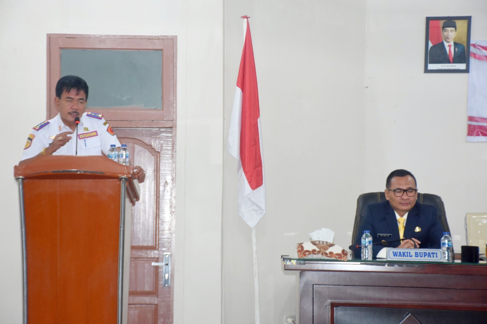Bupati Dan Wabup Nias Barat Hadiri Rapat Paripurna DPRD Terhadap LKPJ 2022