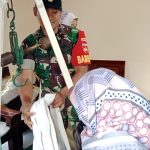 Walau Keadaan Puasa, Babinsa Tetap Dampingi Pelayan Posyandu.
