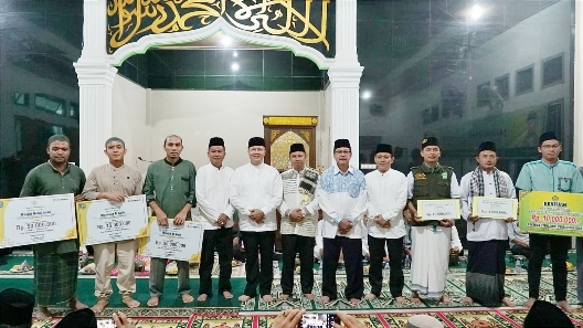 Makmurkan Masjid, Pemprov Bengkulu Gelontorkan Bantuan Ratusan Juta
