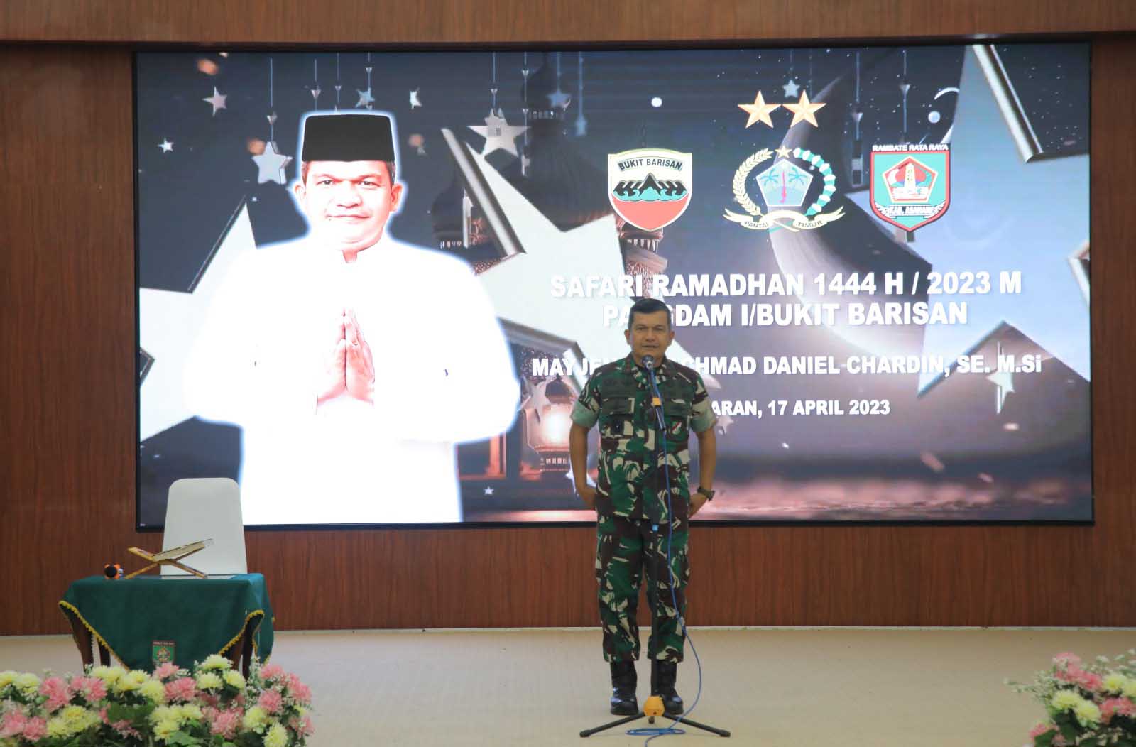 Bupati Asahan Sambut Kedatangan Pangdam I/BB