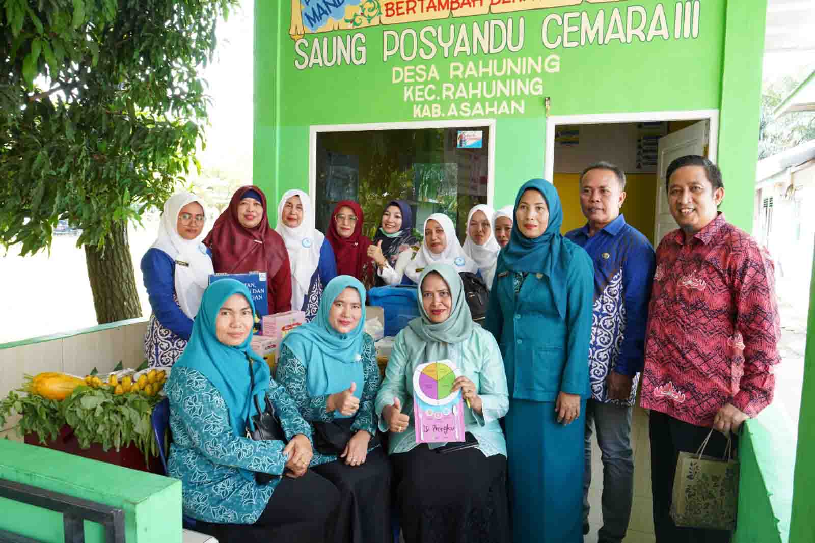 Tim Evaluasi TP-PKK Sumut Kunjungi Desa Rahuning