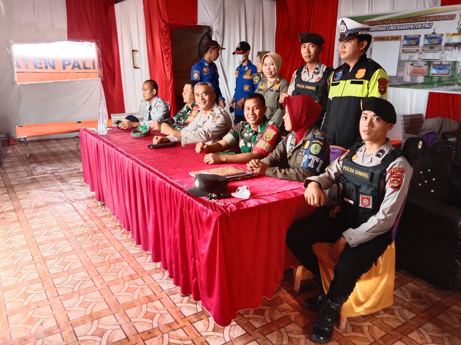 Berikan Pelayanan Keamanan dan Kenyamanan Polres Pali Gelar Pengamanan Pos Pam