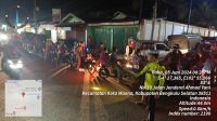 Antisipasi Bali dan Ciptakan Kamseltibcarlantas, Sat Lantas Polres BS, Giatkan Patroli Blue Light